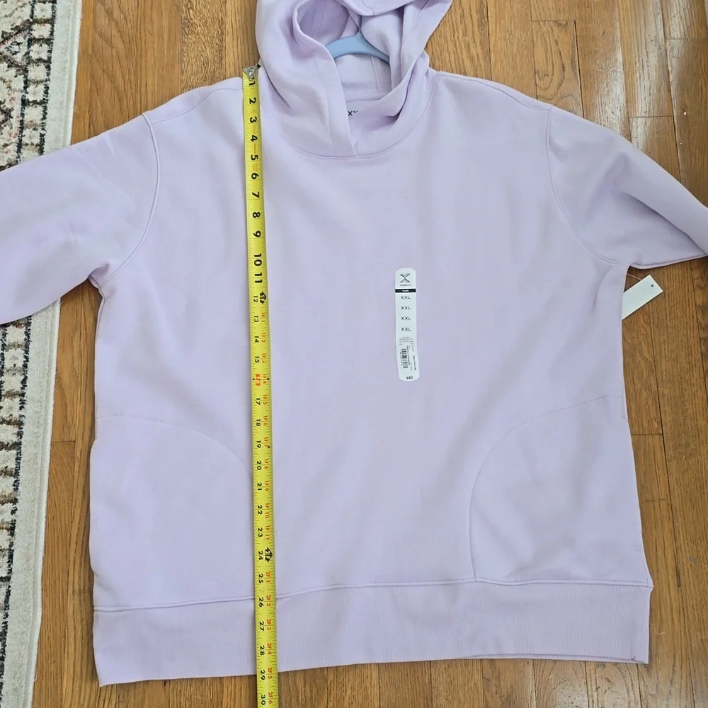 XERSION BRAND WOMEN'S PLUS SIZE LIGHT PURPLE PULLOVER HOODED FLEECE SIZE XXL - Picture 12 of 16